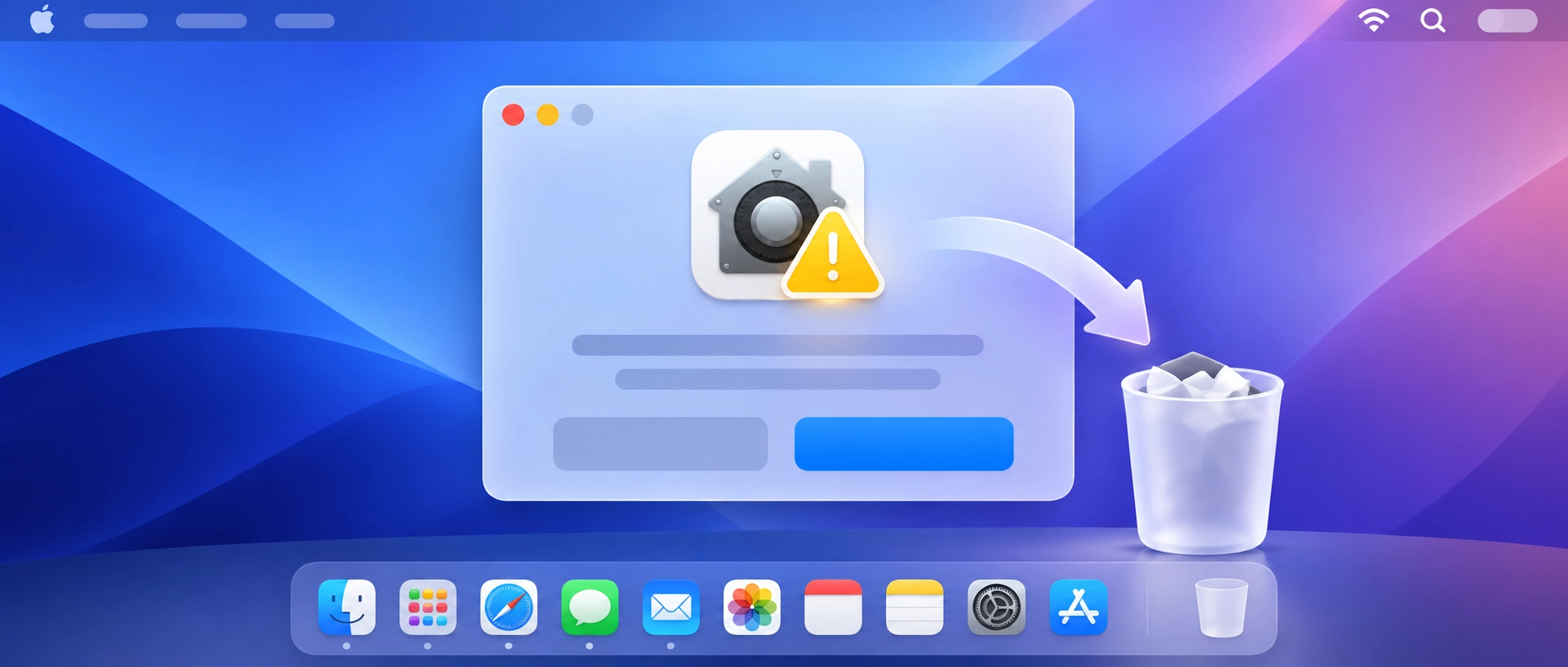 Mac 软件安装后,打开提示移入废纸篓怎么办?